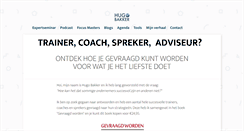Desktop Screenshot of hugobakker.com